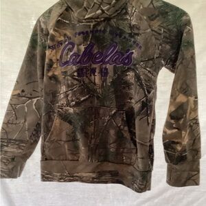 Cabela’s sweater, pull over, kids , medium
